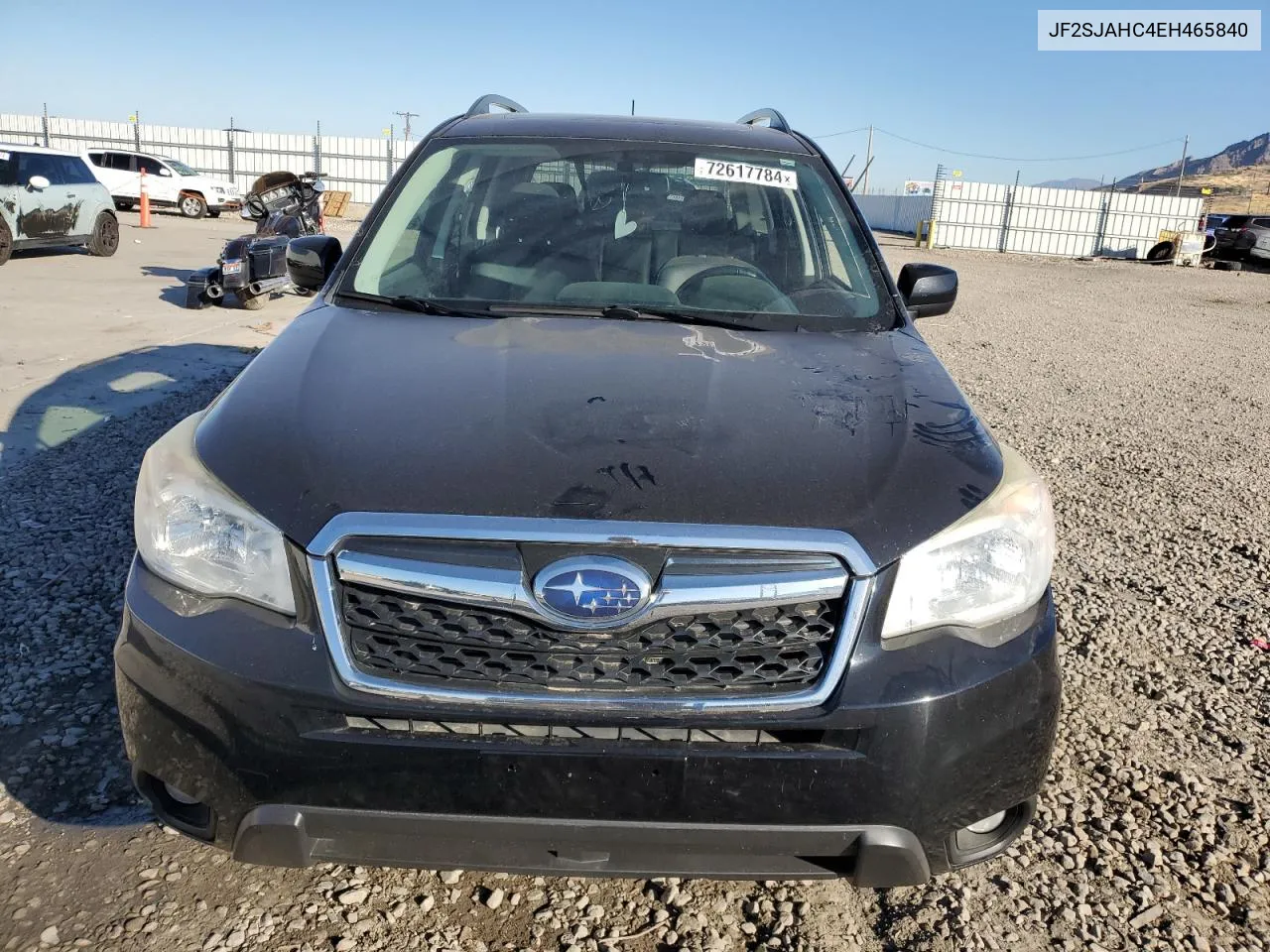 2014 Subaru Forester 2.5I Limited VIN: JF2SJAHC4EH465840 Lot: 72617784