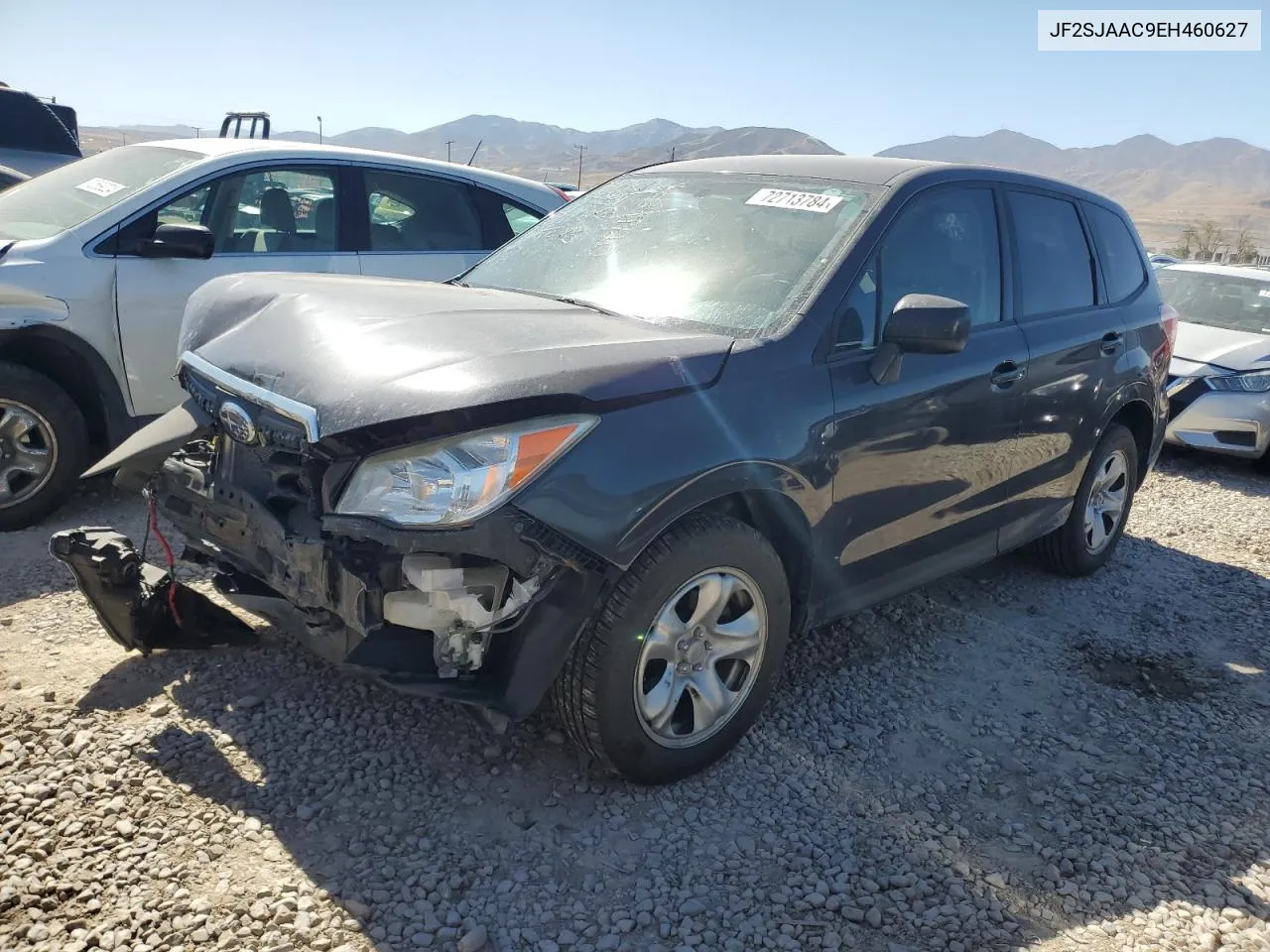 2014 Subaru Forester 2.5I VIN: JF2SJAAC9EH460627 Lot: 72713784