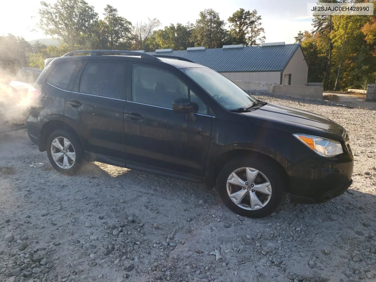 2014 Subaru Forester 2.5I Limited VIN: JF2SJAJC0EH428990 Lot: 73285804