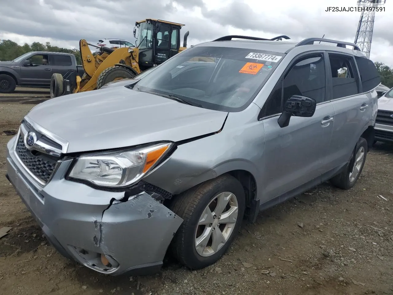 2014 Subaru Forester 2.5I Limited VIN: JF2SJAJC1EH497591 Lot: 73367774