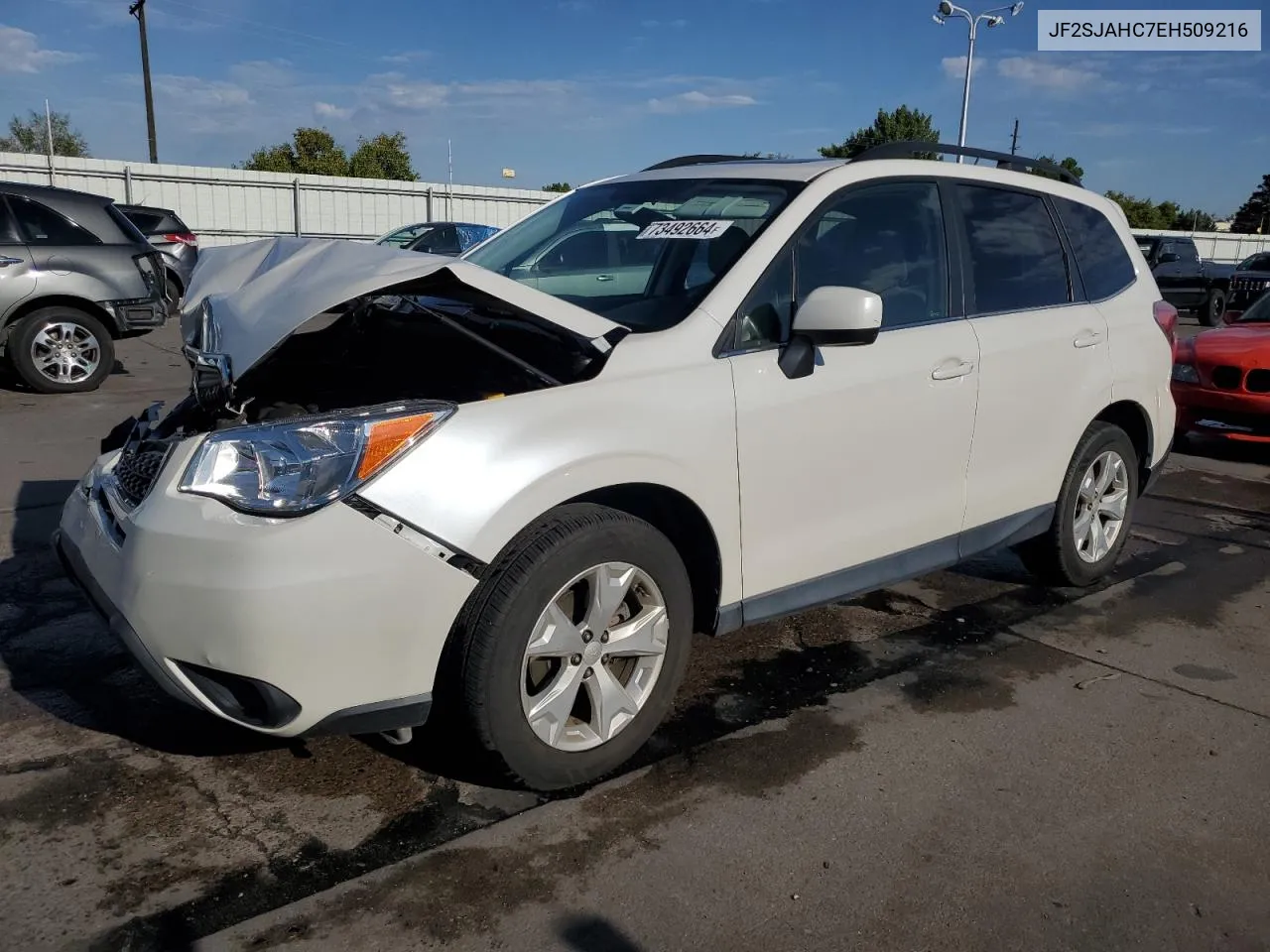 2014 Subaru Forester 2.5I Limited VIN: JF2SJAHC7EH509216 Lot: 73492664