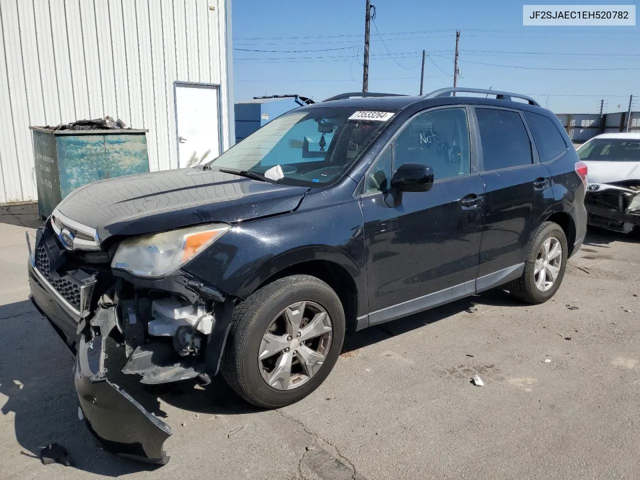 2014 Subaru Forester 2.5I Premium VIN: JF2SJAEC1EH520782 Lot: 73533264