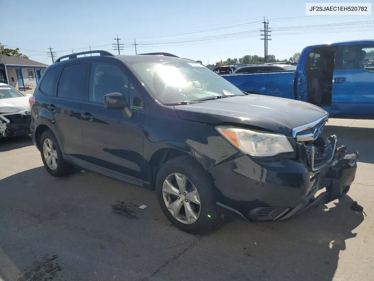 2014 Subaru Forester 2.5I Premium VIN: JF2SJAEC1EH520782 Lot: 73533264