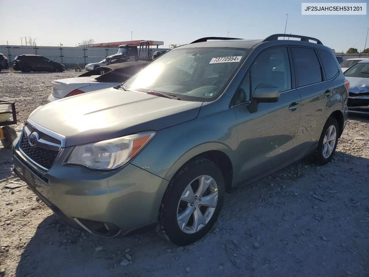 2014 Subaru Forester 2.5I Limited VIN: JF2SJAHC5EH531201 Lot: 73770954