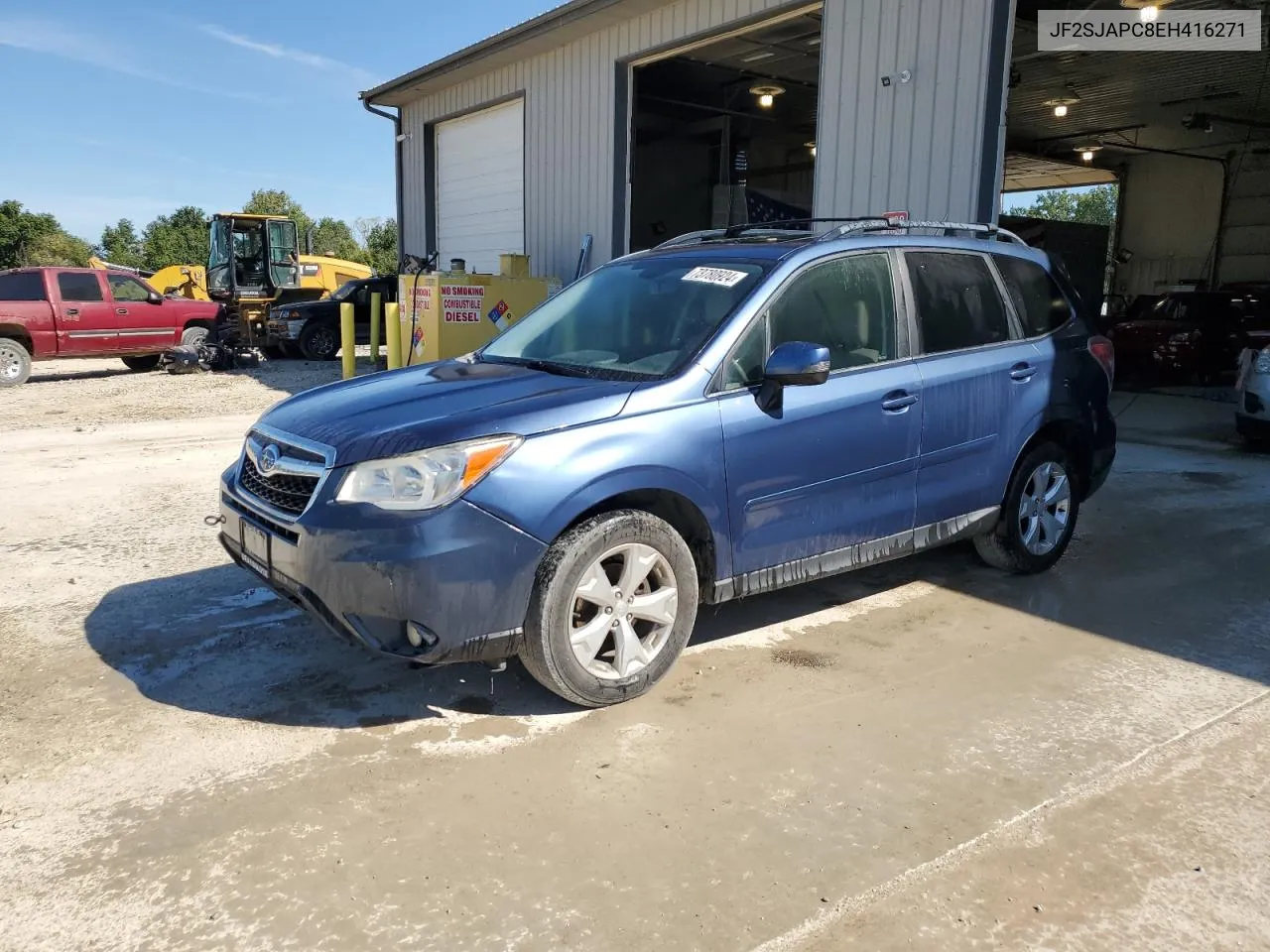 2014 Subaru Forester 2.5I Touring VIN: JF2SJAPC8EH416271 Lot: 73780924