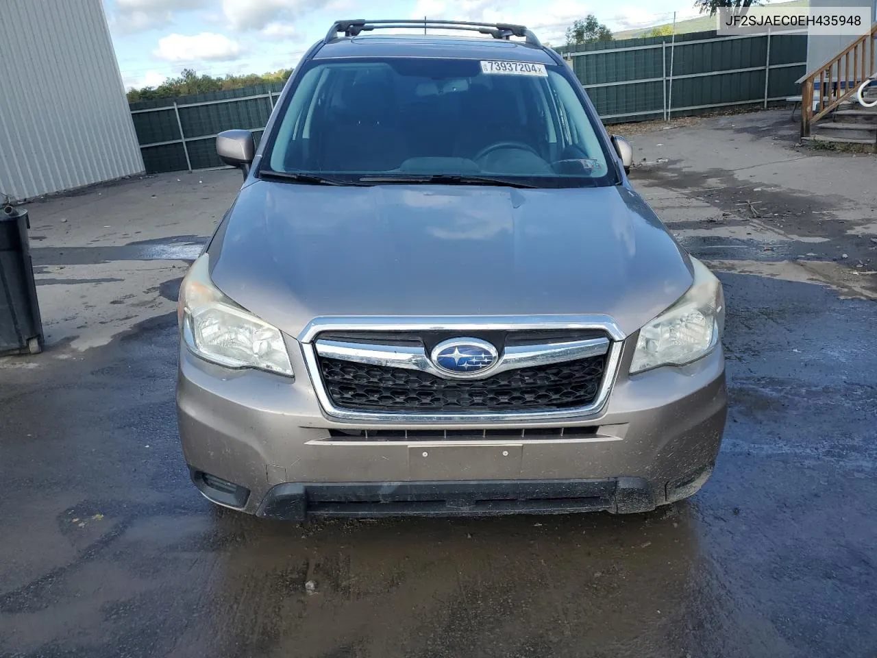 2014 Subaru Forester 2.5I Premium VIN: JF2SJAEC0EH435948 Lot: 73937204