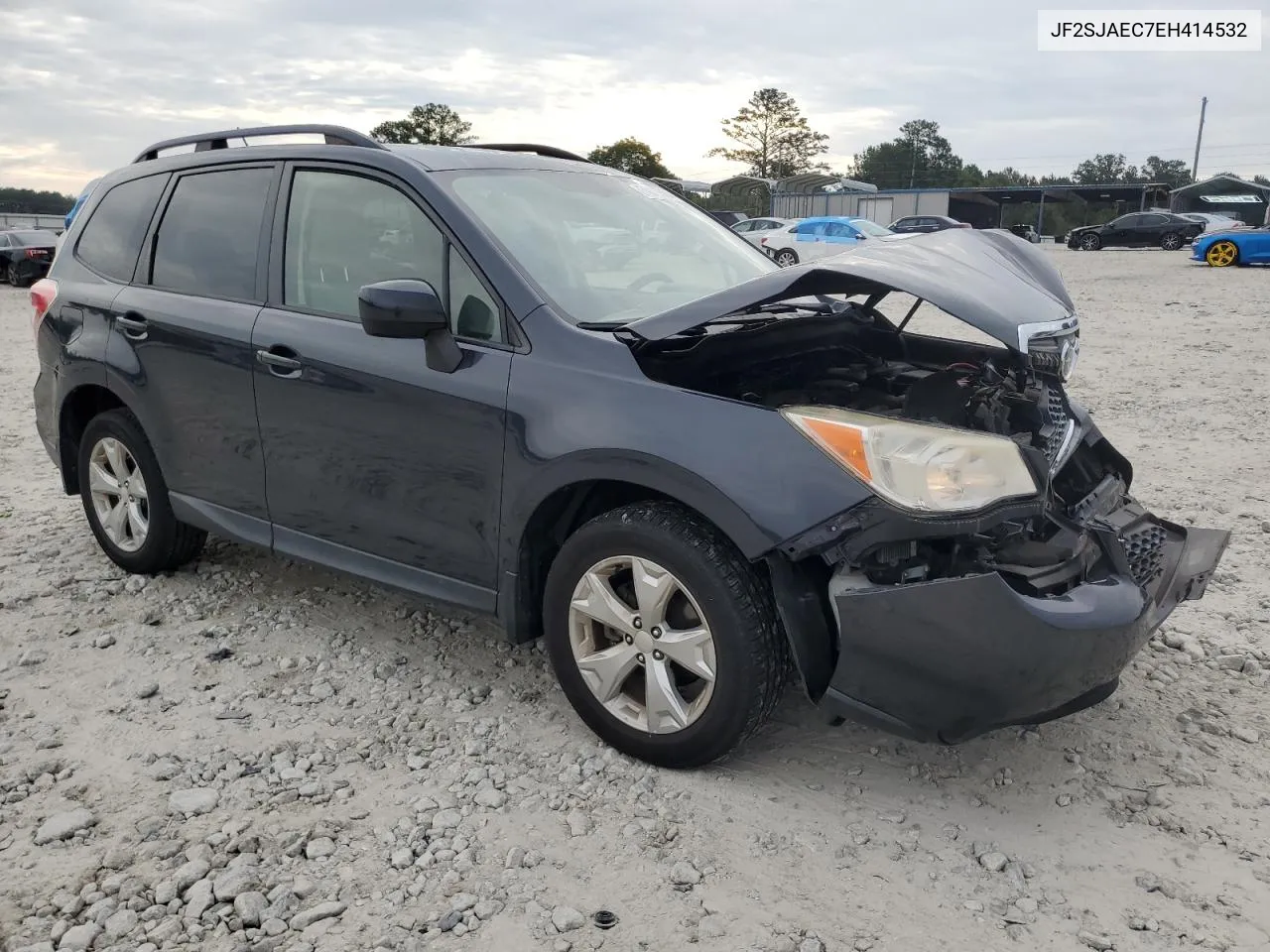 2014 Subaru Forester 2.5I Premium VIN: JF2SJAEC7EH414532 Lot: 74517504