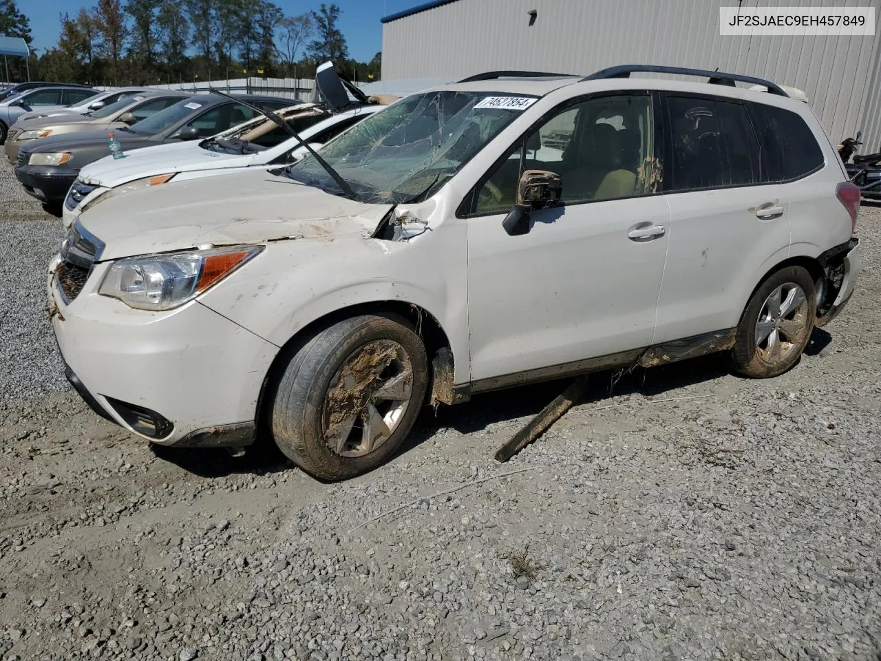 2014 Subaru Forester 2.5I Premium VIN: JF2SJAEC9EH457849 Lot: 74527854