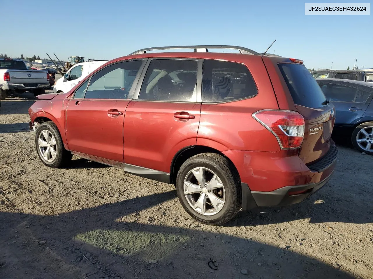 JF2SJAEC3EH432624 2014 Subaru Forester 2.5I Premium