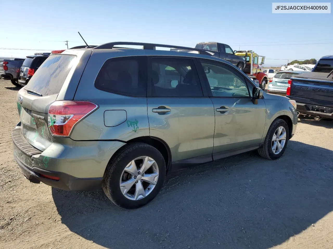 2014 Subaru Forester 2.5I Premium VIN: JF2SJAGCXEH400900 Lot: 74828024