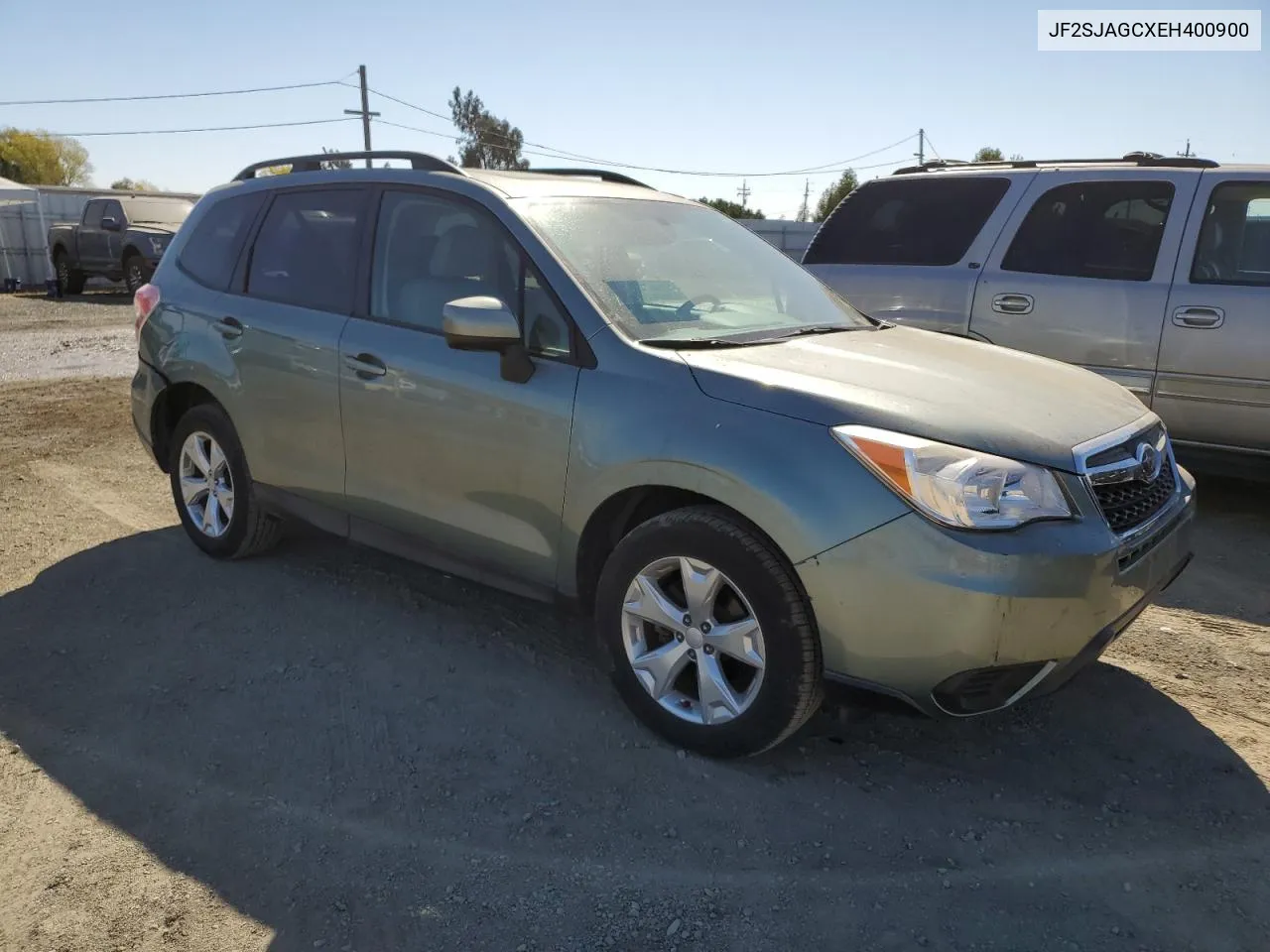 2014 Subaru Forester 2.5I Premium VIN: JF2SJAGCXEH400900 Lot: 74828024