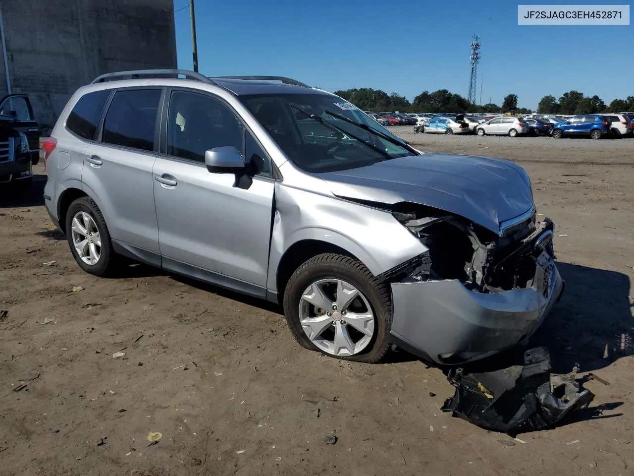 2014 Subaru Forester 2.5I Premium VIN: JF2SJAGC3EH452871 Lot: 74930764