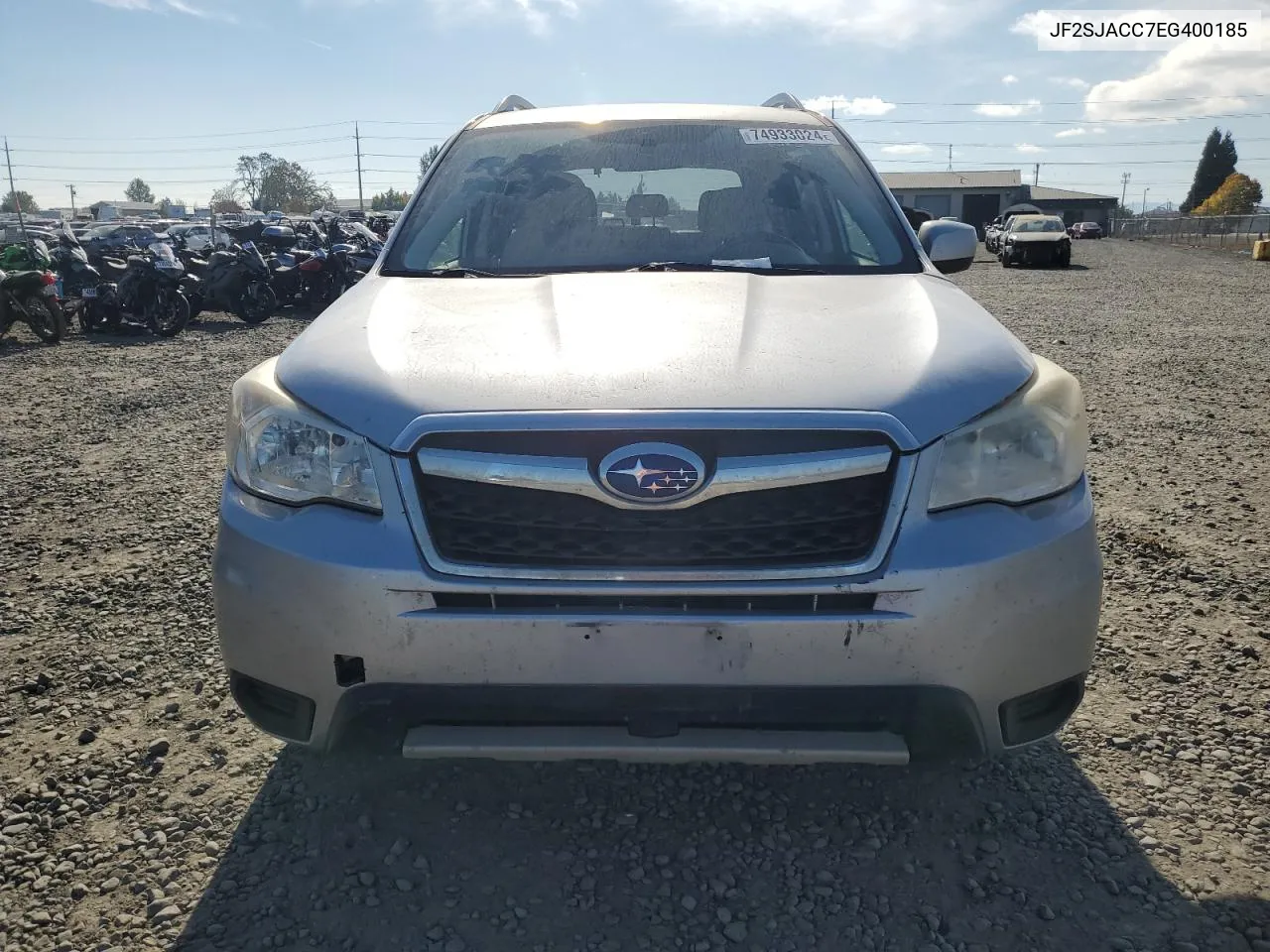 2014 Subaru Forester 2.5I Premium VIN: JF2SJACC7EG400185 Lot: 74933024