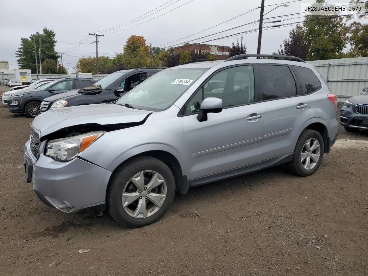 2014 Subaru Forester 2.5I Premium VIN: JF2SJAEC9EH510579 Lot: 75197234