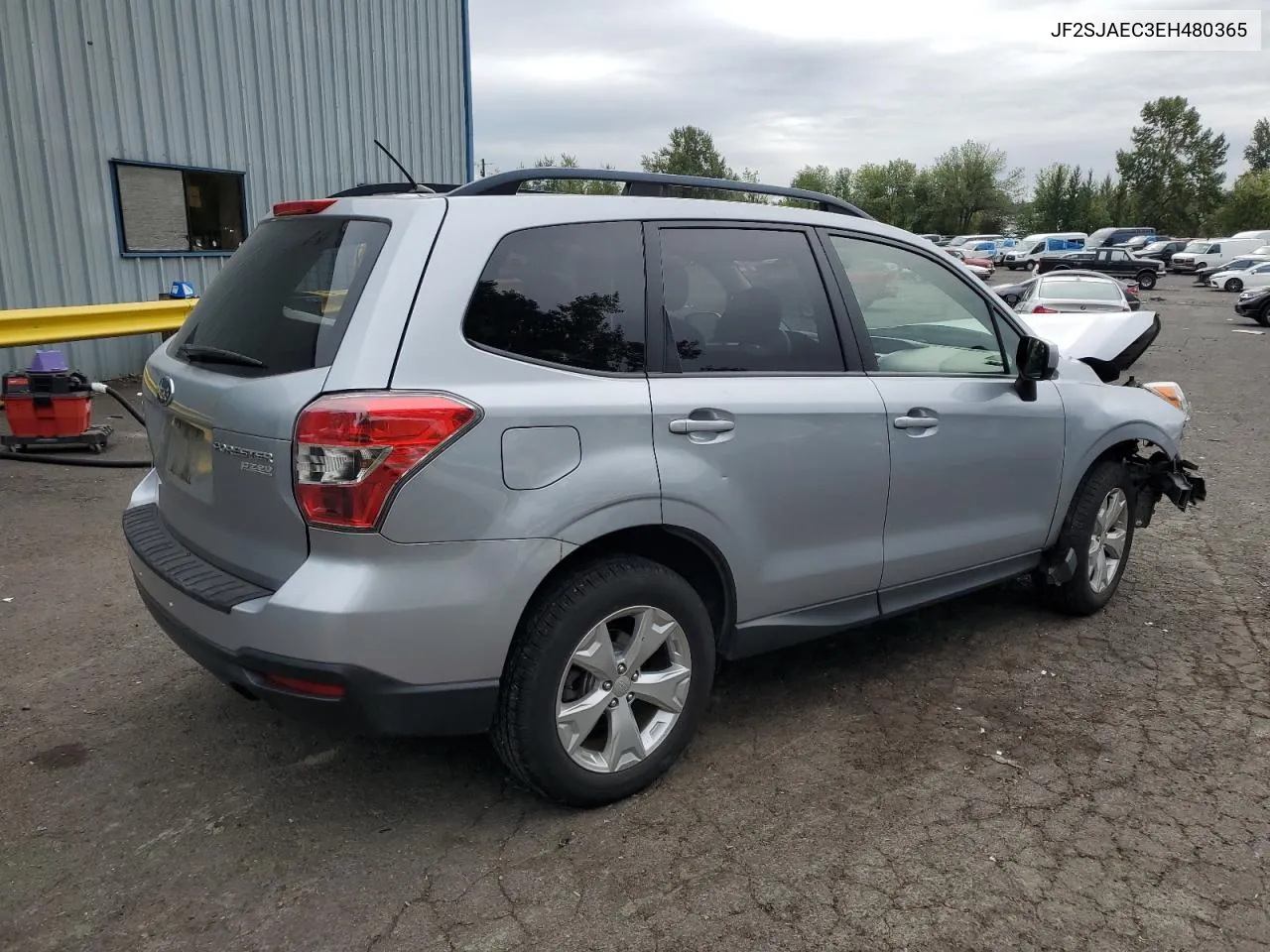 2014 Subaru Forester 2.5I Premium VIN: JF2SJAEC3EH480365 Lot: 75435424