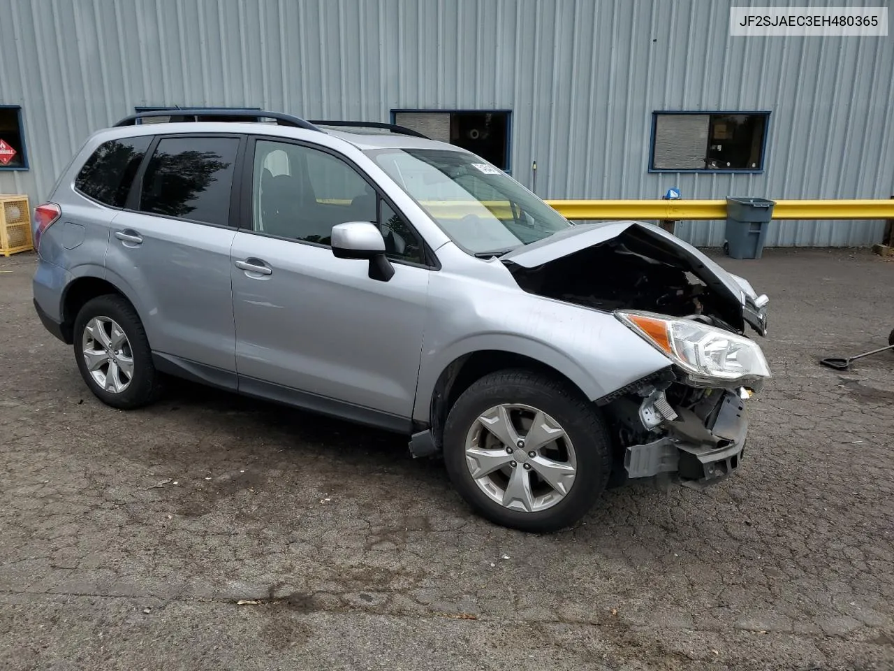 2014 Subaru Forester 2.5I Premium VIN: JF2SJAEC3EH480365 Lot: 75435424