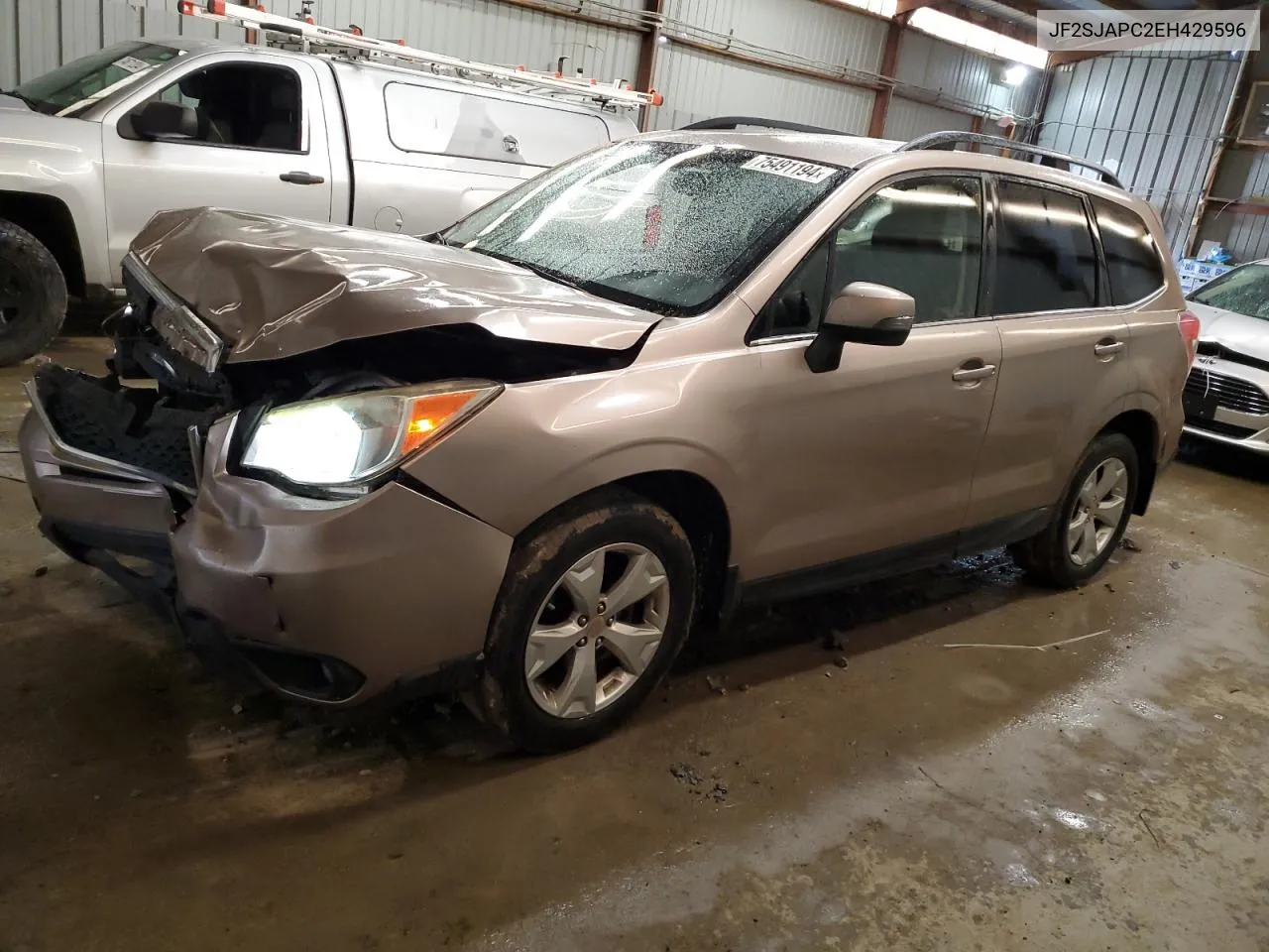 2014 Subaru Forester 2.5I Touring VIN: JF2SJAPC2EH429596 Lot: 75491194