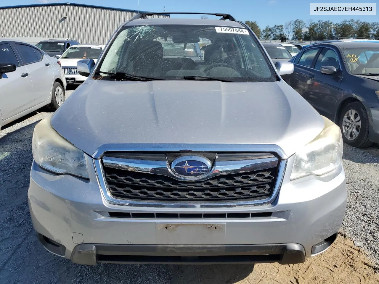 2014 Subaru Forester 2.5I Premium VIN: JF2SJAEC7EH445313 Lot: 75597884