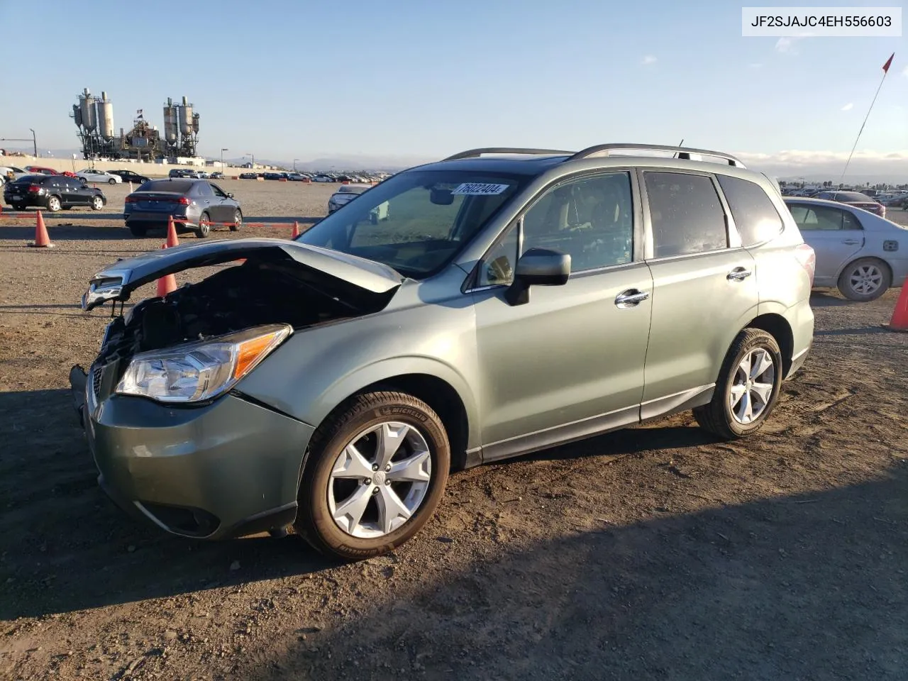 2014 Subaru Forester 2.5I Limited VIN: JF2SJAJC4EH556603 Lot: 76022404