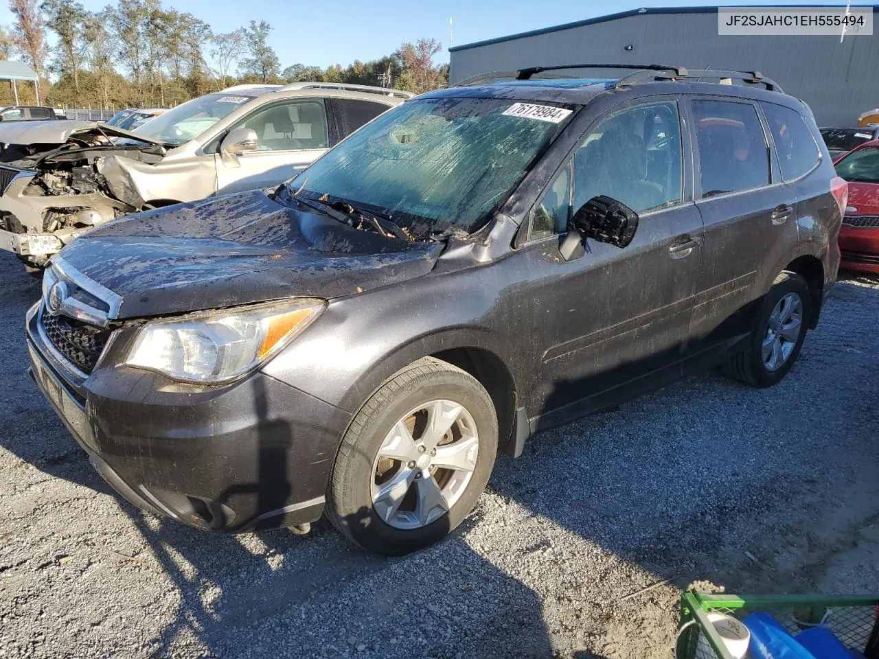 2014 Subaru Forester 2.5I Limited VIN: JF2SJAHC1EH555494 Lot: 76179984