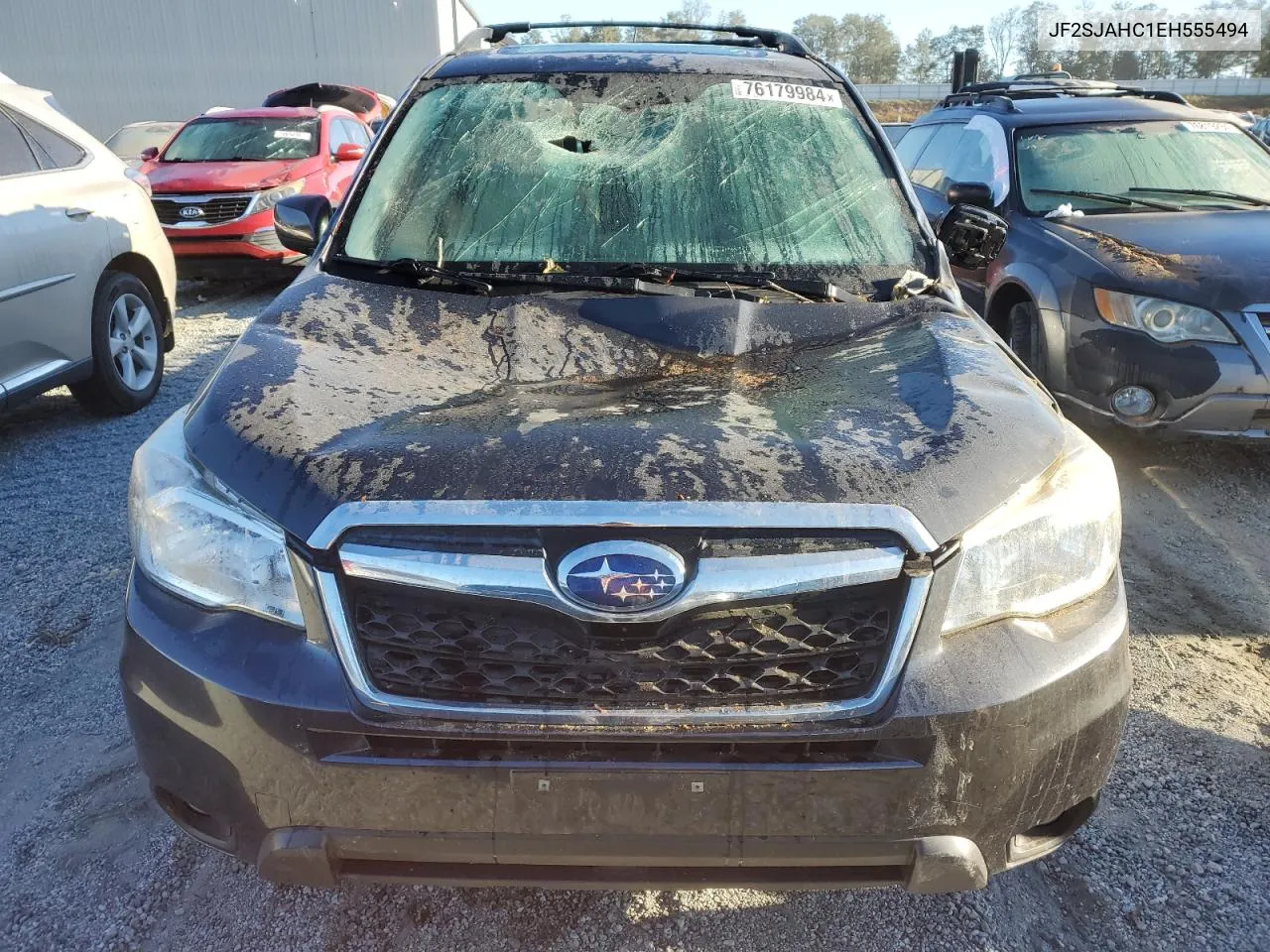 2014 Subaru Forester 2.5I Limited VIN: JF2SJAHC1EH555494 Lot: 76179984