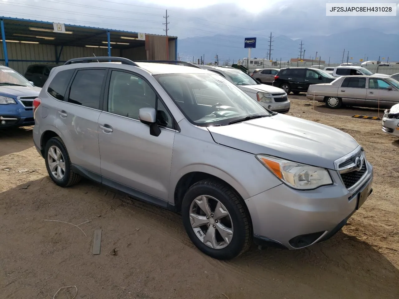 2014 Subaru Forester 2.5I Touring VIN: JF2SJAPC8EH431028 Lot: 76241514