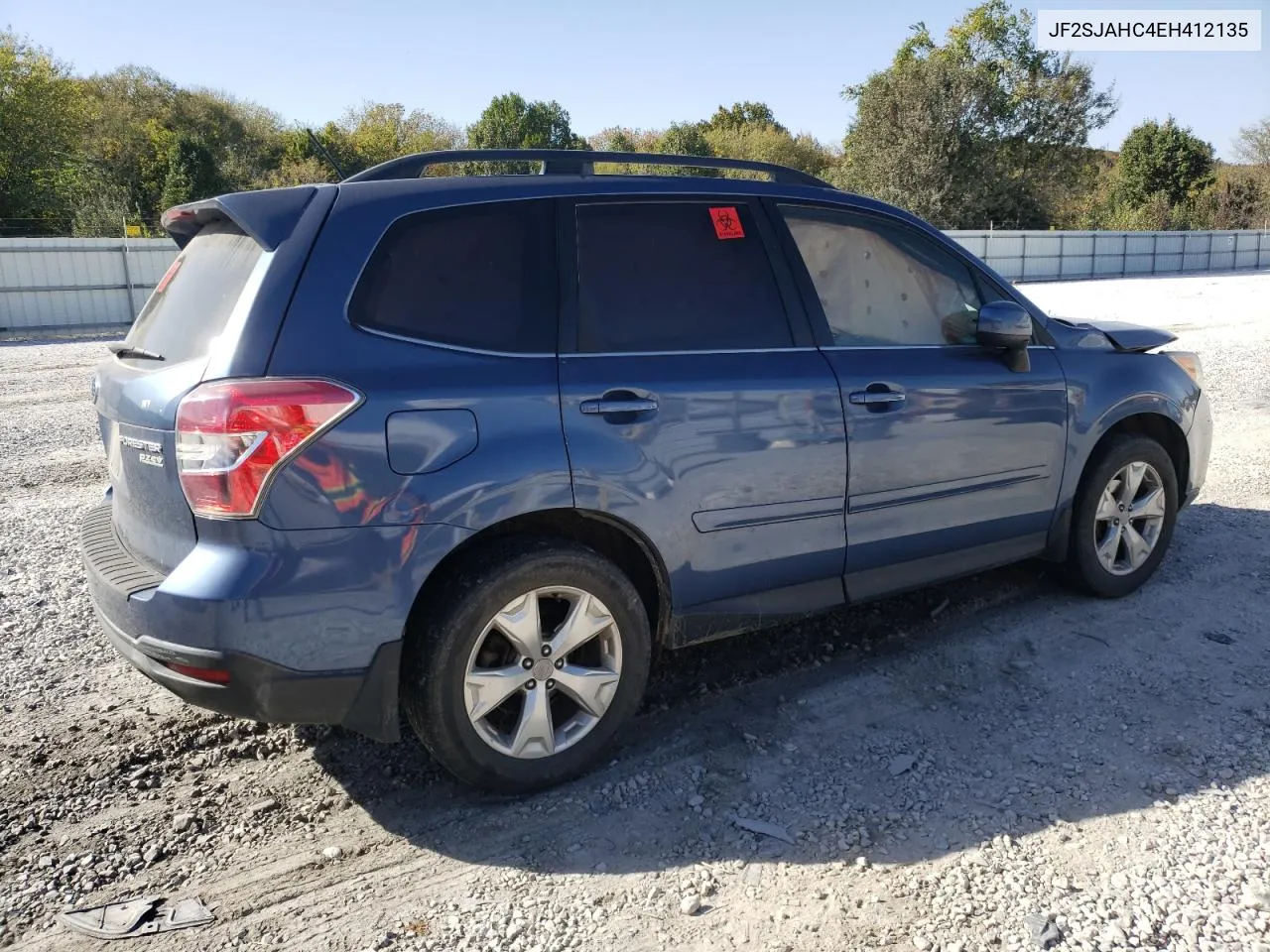 2014 Subaru Forester 2.5I Limited VIN: JF2SJAHC4EH412135 Lot: 76320874