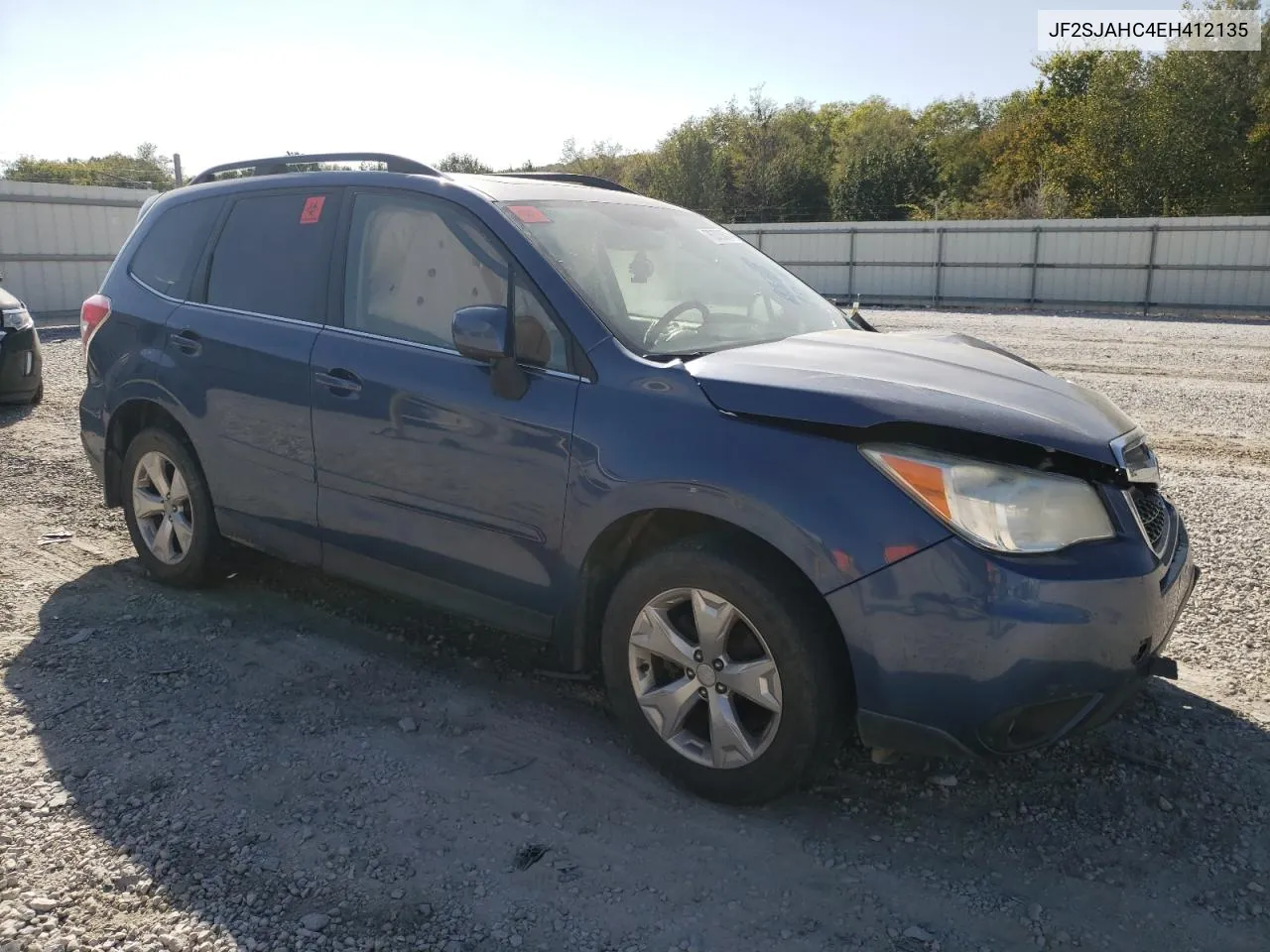 2014 Subaru Forester 2.5I Limited VIN: JF2SJAHC4EH412135 Lot: 76320874