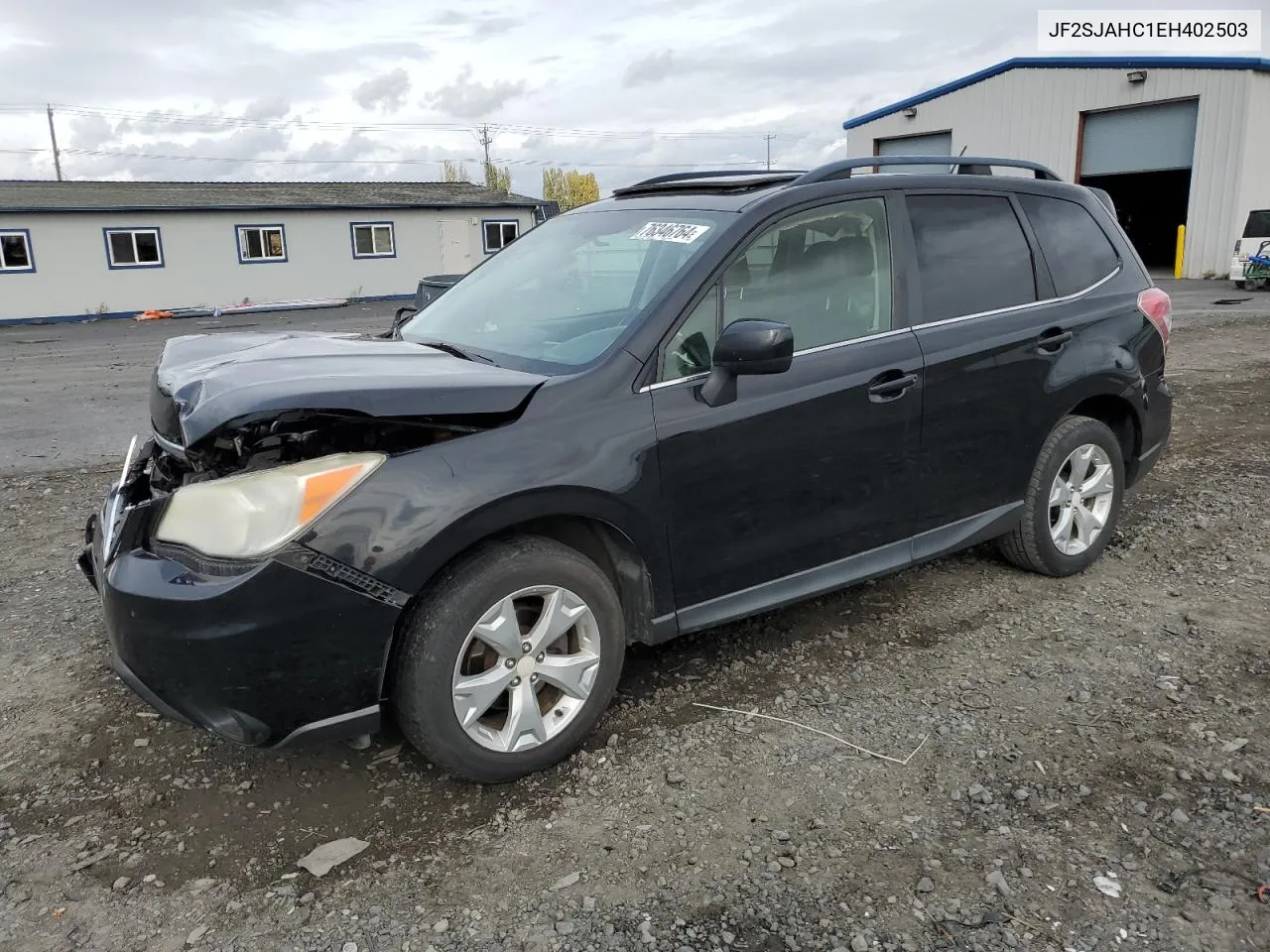 2014 Subaru Forester 2.5I Limited VIN: JF2SJAHC1EH402503 Lot: 76346764