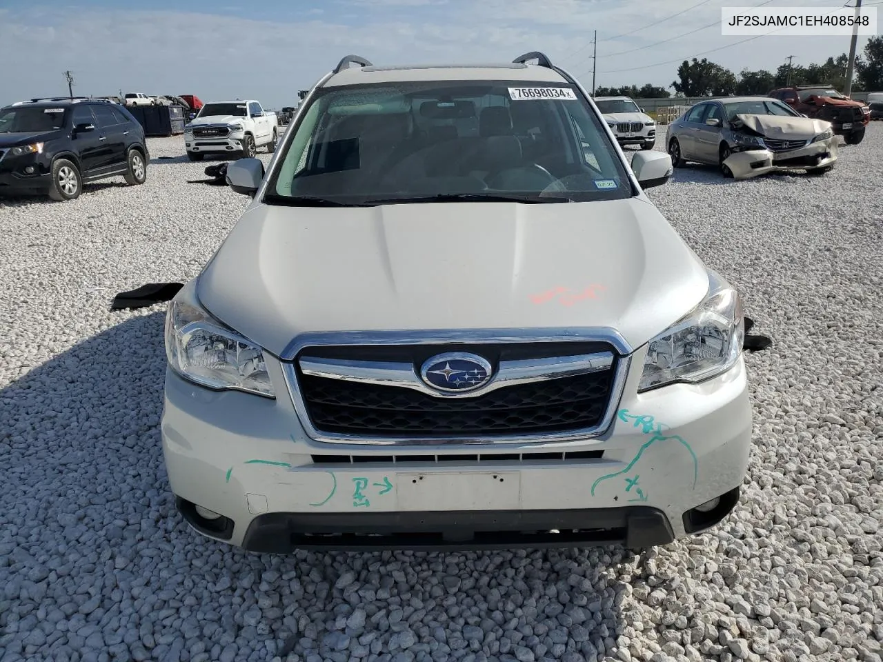 2014 Subaru Forester 2.5I Touring VIN: JF2SJAMC1EH408548 Lot: 76698034