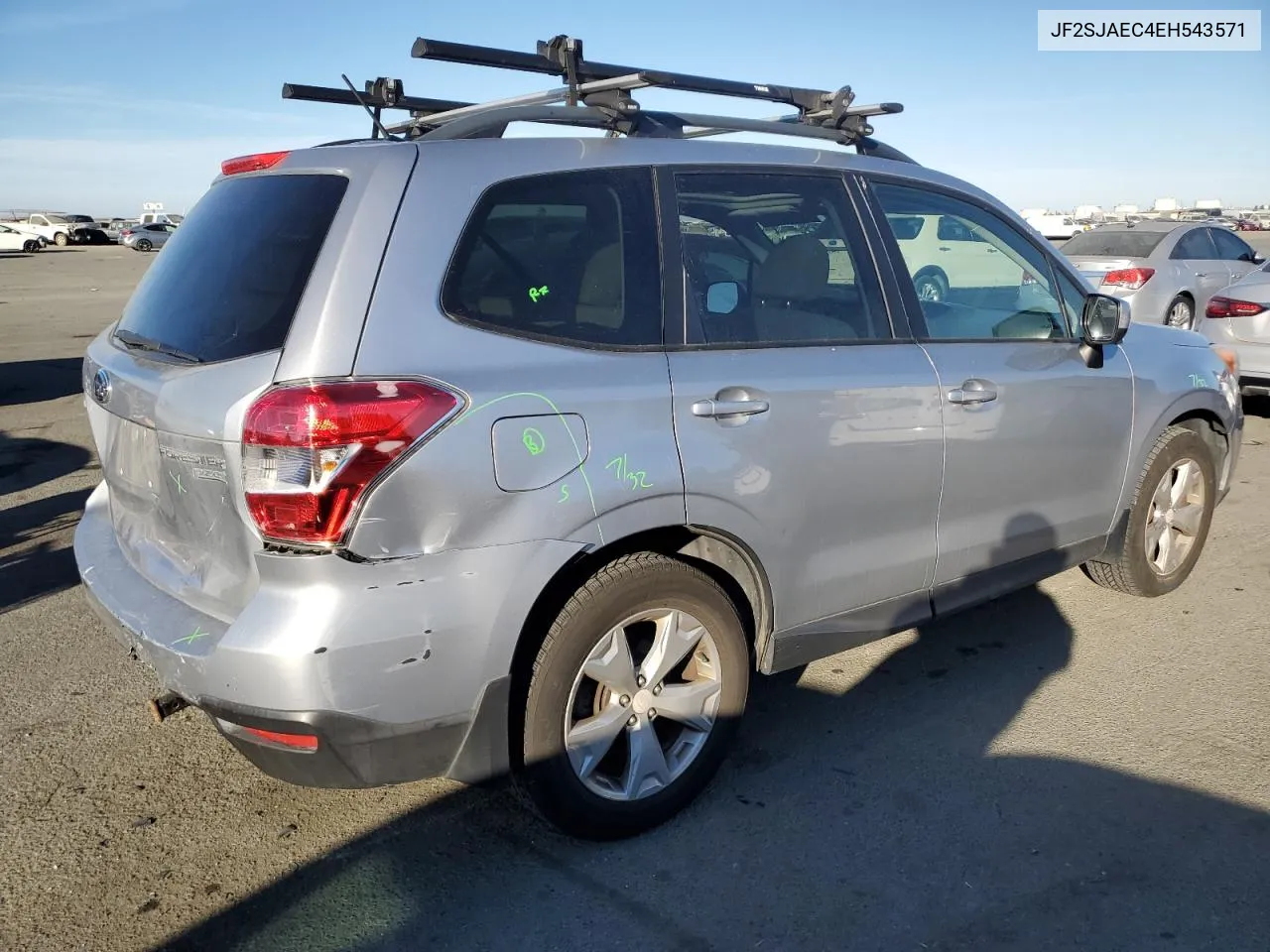 2014 Subaru Forester 2.5I Premium VIN: JF2SJAEC4EH543571 Lot: 76717854