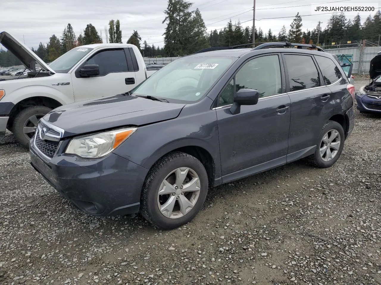 2014 Subaru Forester 2.5I Limited VIN: JF2SJAHC9EH552200 Lot: 76777064