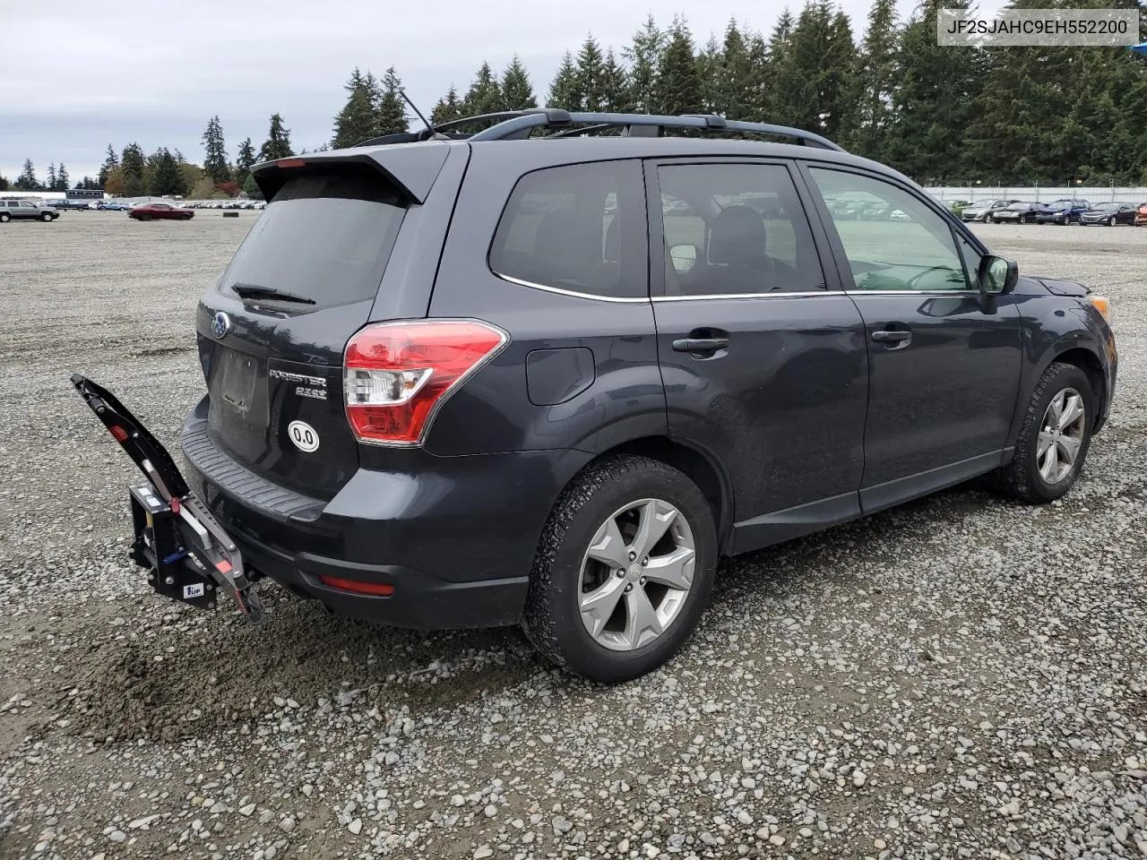 2014 Subaru Forester 2.5I Limited VIN: JF2SJAHC9EH552200 Lot: 76777064