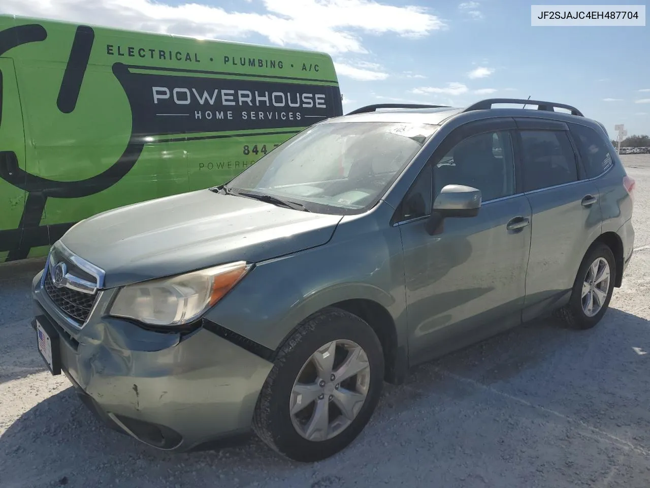 2014 Subaru Forester 2.5I Limited VIN: JF2SJAJC4EH487704 Lot: 76947284