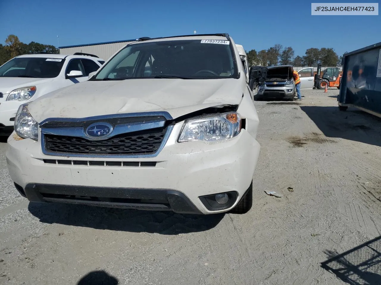 2014 Subaru Forester 2.5I Limited VIN: JF2SJAHC4EH477423 Lot: 77037234