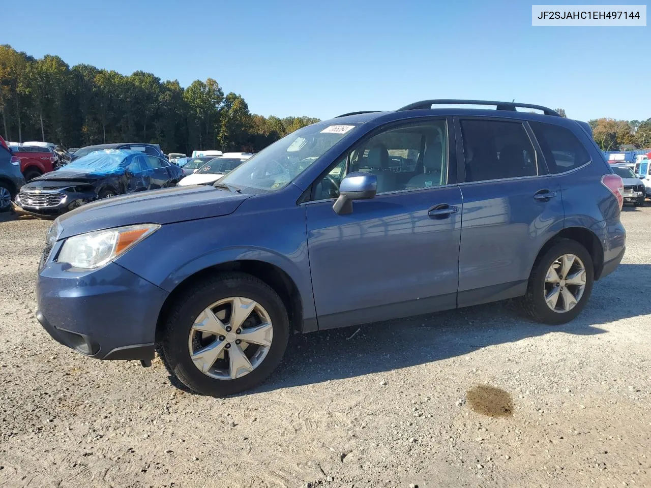 2014 Subaru Forester 2.5I Limited VIN: JF2SJAHC1EH497144 Lot: 77065264