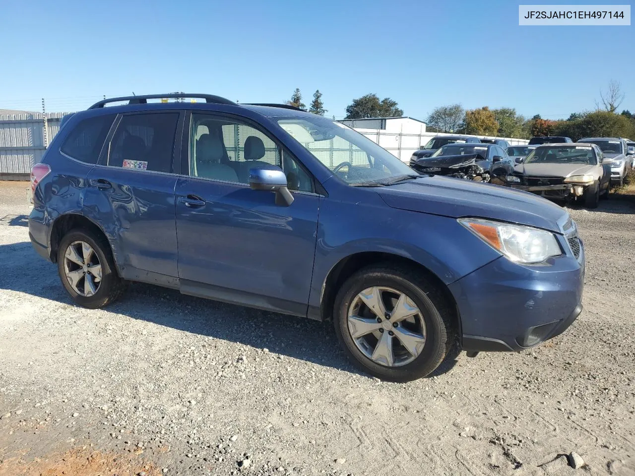 2014 Subaru Forester 2.5I Limited VIN: JF2SJAHC1EH497144 Lot: 77065264