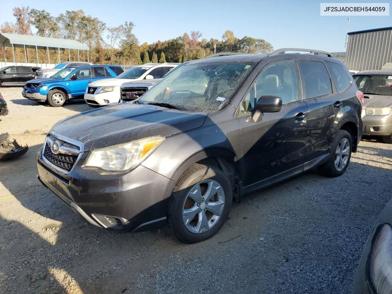 2014 Subaru Forester 2.5I Premium VIN: JF2SJADC8EH544059 Lot: 77443564