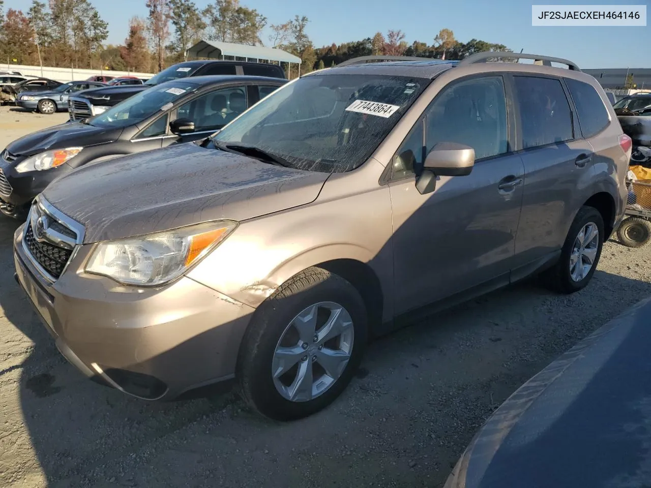 2014 Subaru Forester 2.5I Premium VIN: JF2SJAECXEH464146 Lot: 77443864