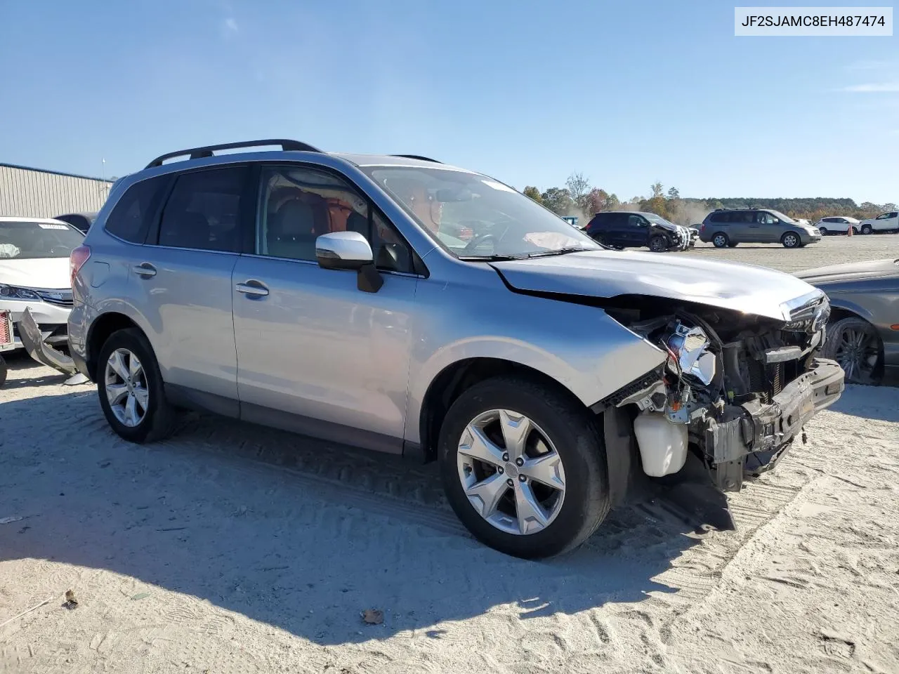 2014 Subaru Forester 2.5I Touring VIN: JF2SJAMC8EH487474 Lot: 77460364