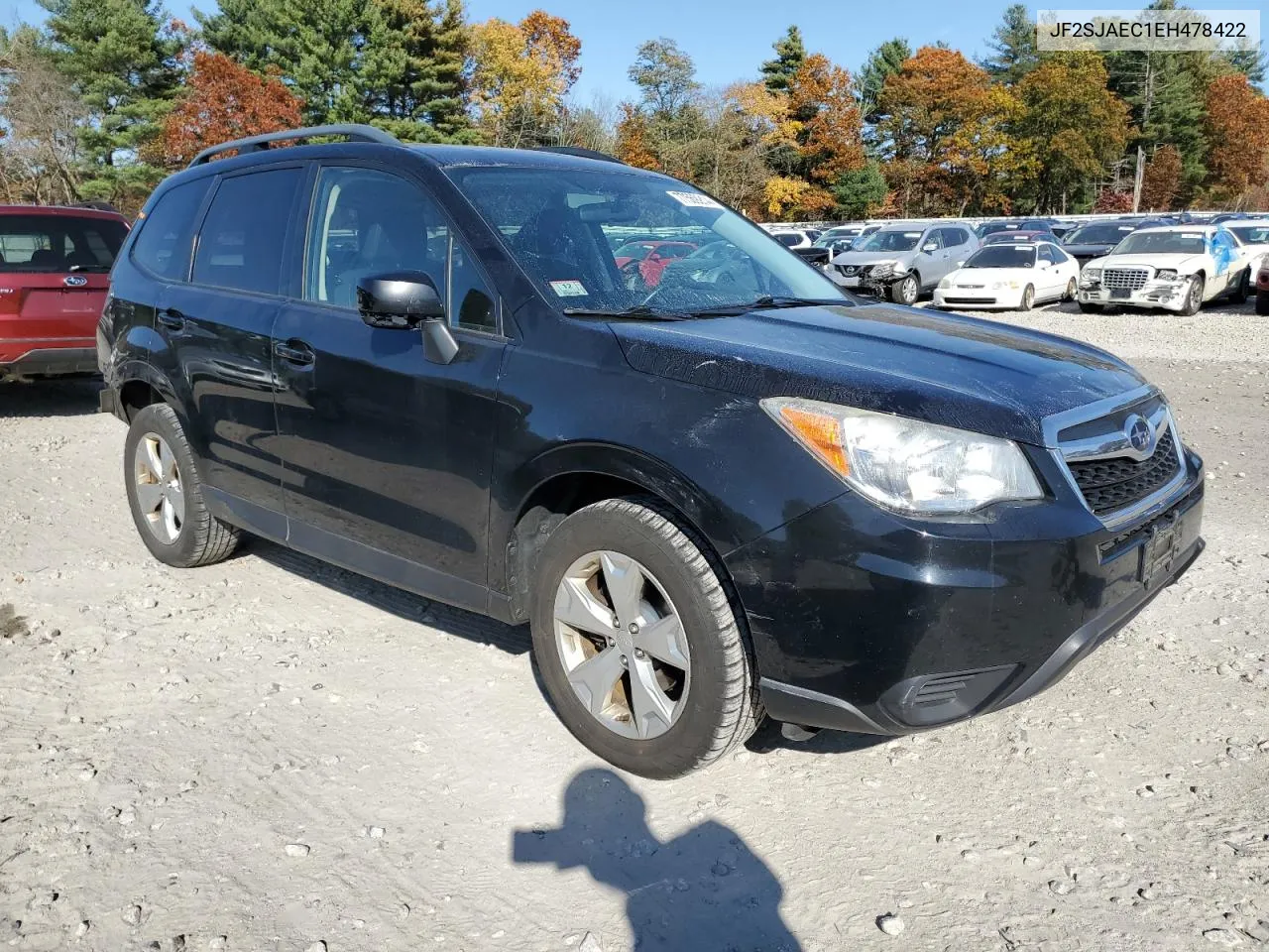 2014 Subaru Forester 2.5I Premium VIN: JF2SJAEC1EH478422 Lot: 77569214