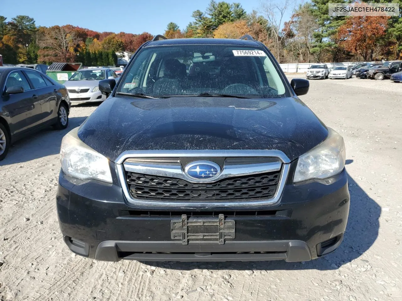 2014 Subaru Forester 2.5I Premium VIN: JF2SJAEC1EH478422 Lot: 77569214