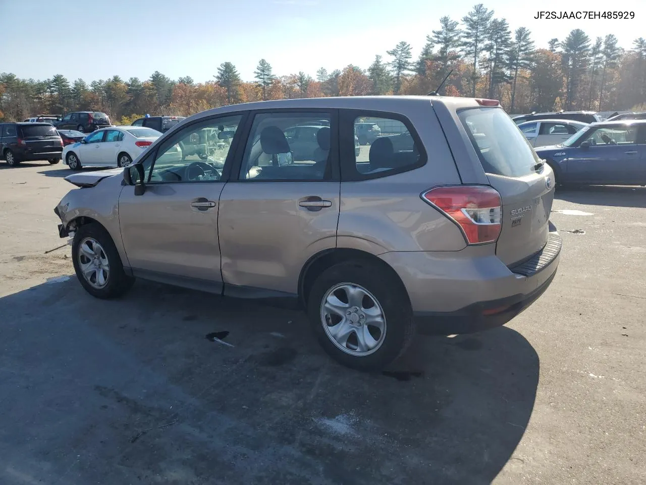 2014 Subaru Forester 2.5I VIN: JF2SJAAC7EH485929 Lot: 77650004