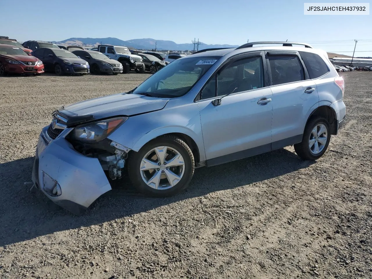 2014 Subaru Forester 2.5I Limited VIN: JF2SJAHC1EH437932 Lot: 77664424