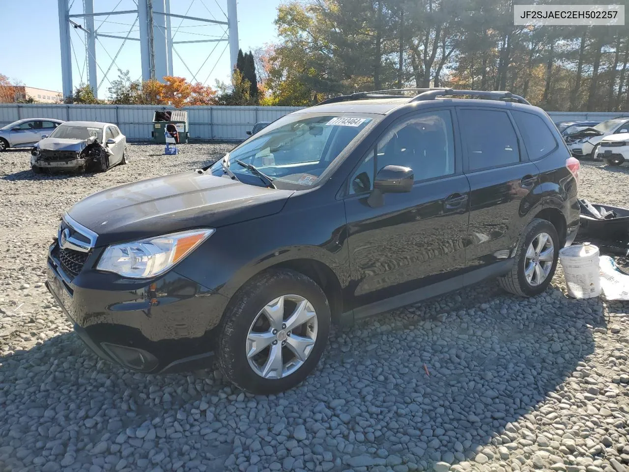 2014 Subaru Forester 2.5I Premium VIN: JF2SJAEC2EH502257 Lot: 77743464