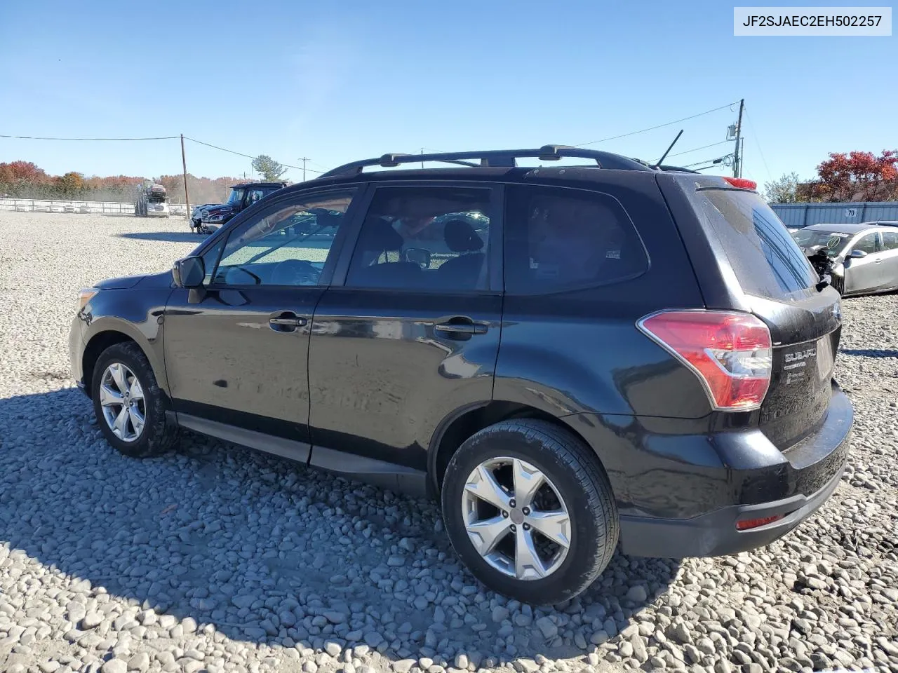 2014 Subaru Forester 2.5I Premium VIN: JF2SJAEC2EH502257 Lot: 77743464