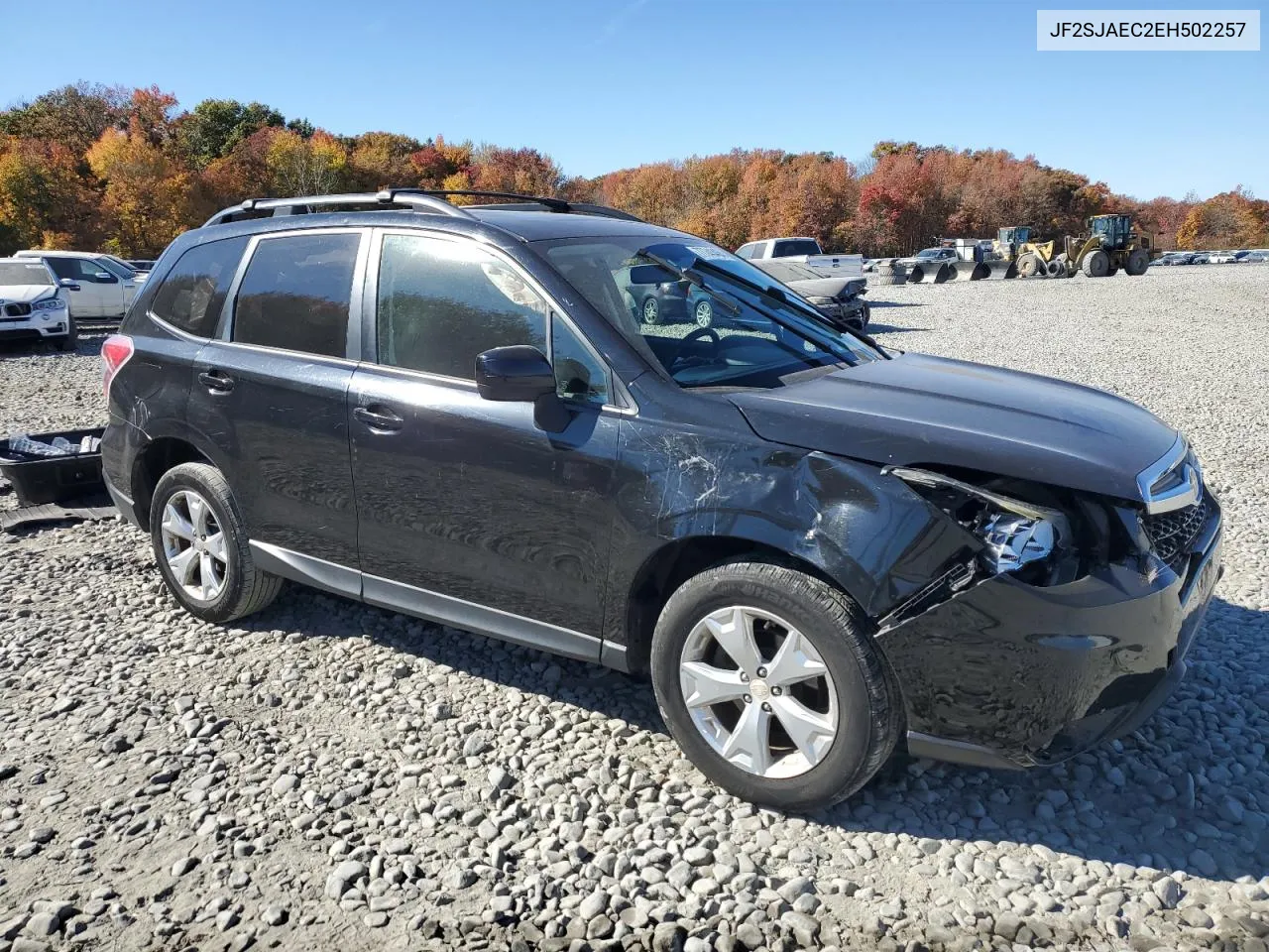 2014 Subaru Forester 2.5I Premium VIN: JF2SJAEC2EH502257 Lot: 77743464