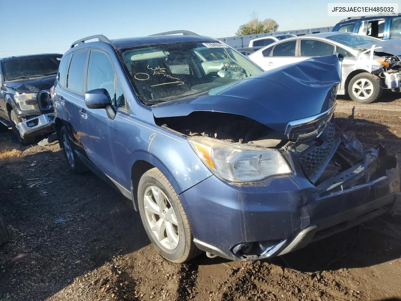 2014 Subaru Forester 2.5I Premium VIN: JF2SJAEC1EH485032 Lot: 77846644