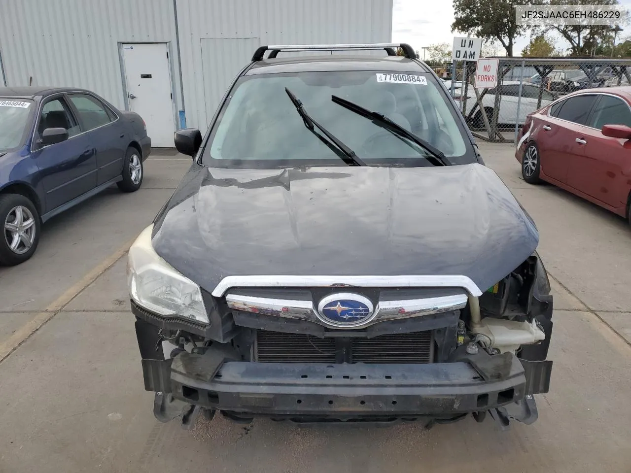 2014 Subaru Forester 2.5I VIN: JF2SJAAC6EH486229 Lot: 77900884