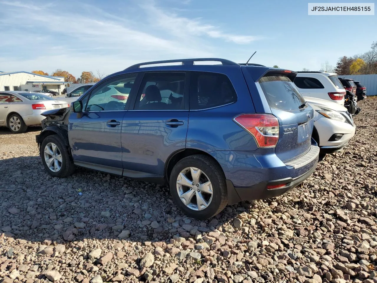 2014 Subaru Forester 2.5I Limited VIN: JF2SJAHC1EH485155 Lot: 77957104